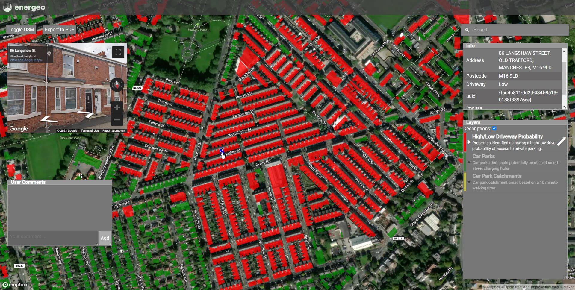 Seymour Ct Gis Map Geospatial Insight's Analytics Helping Be.ev Deliver Equitable Ev Charging  Access In Manchester - Geospatial Insight