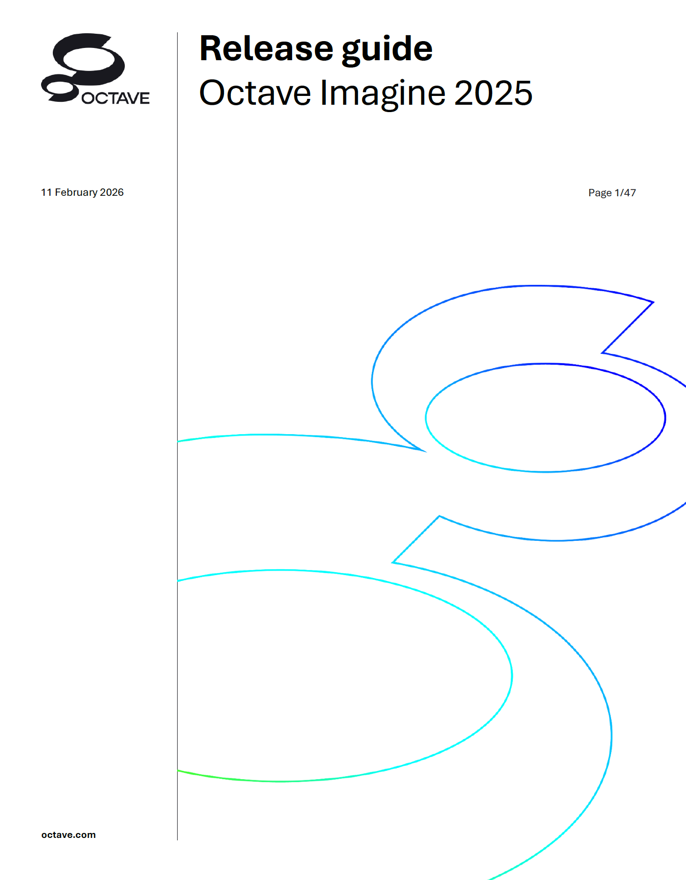 Octave Imagine Release guide 2025